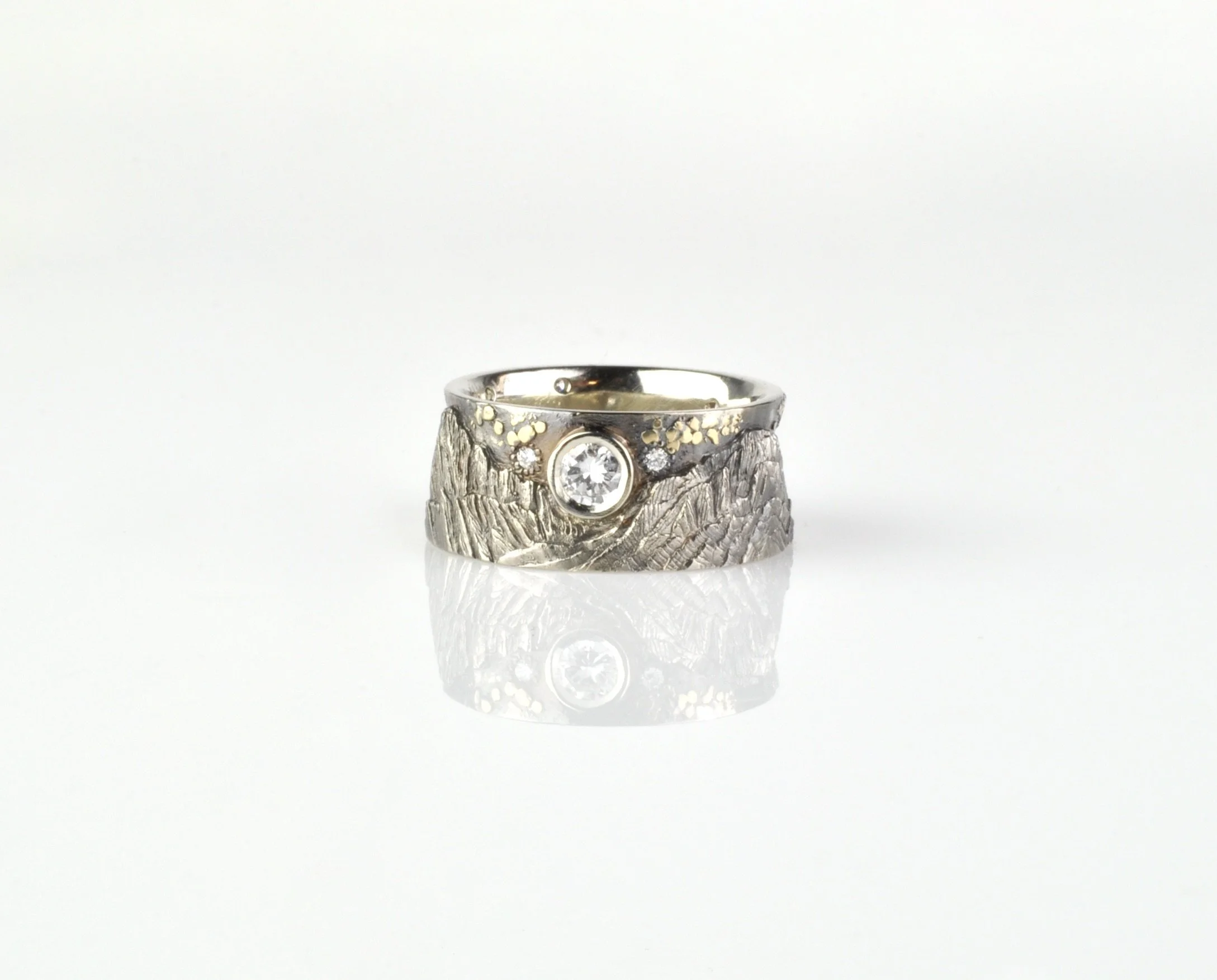 "In Awe of Mt. Whitney with Diamonds in the Sky" by Waylon Rhoads Jewelry