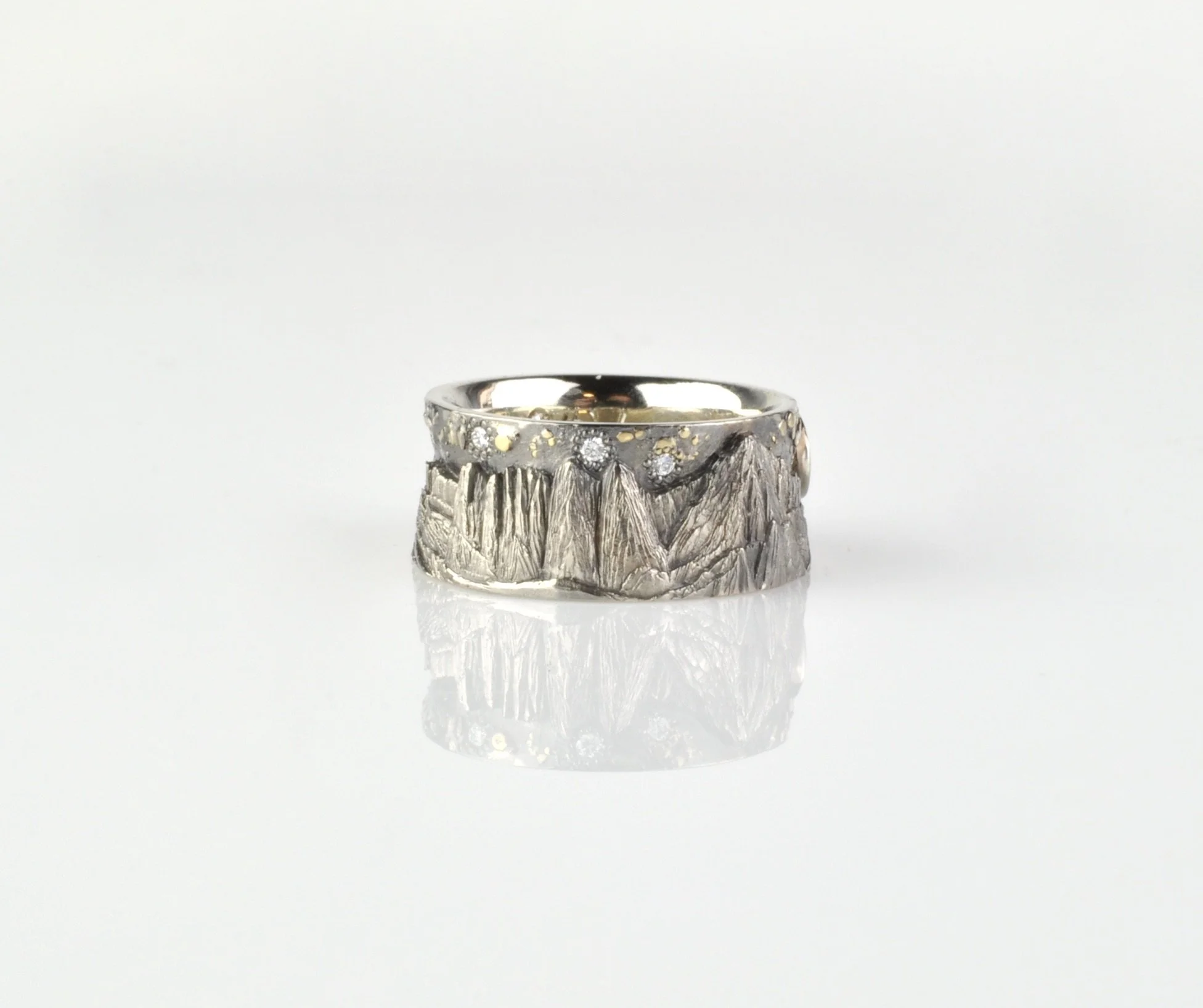 "In Awe of Mt. Whitney with Diamonds in the Sky" by Waylon Rhoads Jewelry