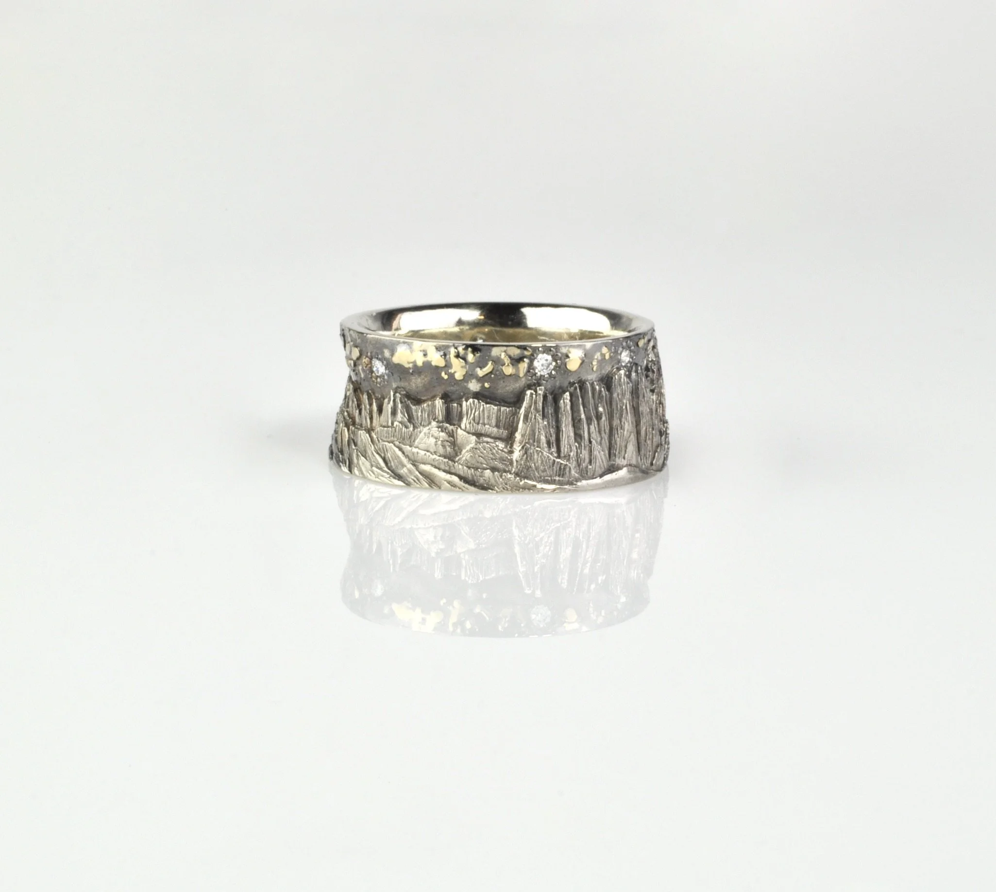"In Awe of Mt. Whitney with Diamonds in the Sky" by Waylon Rhoads Jewelry