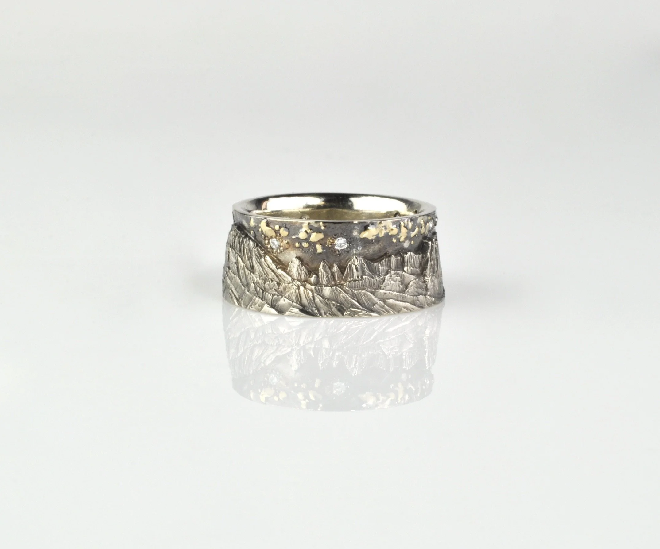 "In Awe of Mt. Whitney with Diamonds in the Sky" by Waylon Rhoads Jewelry