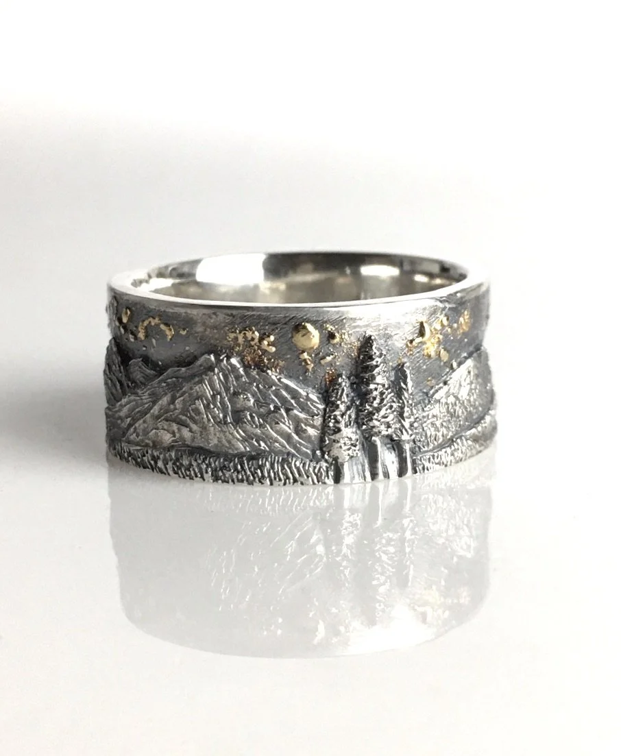 Central Oregon Cascade Mountain Wonderland by Waylon Rhoads Jewelry