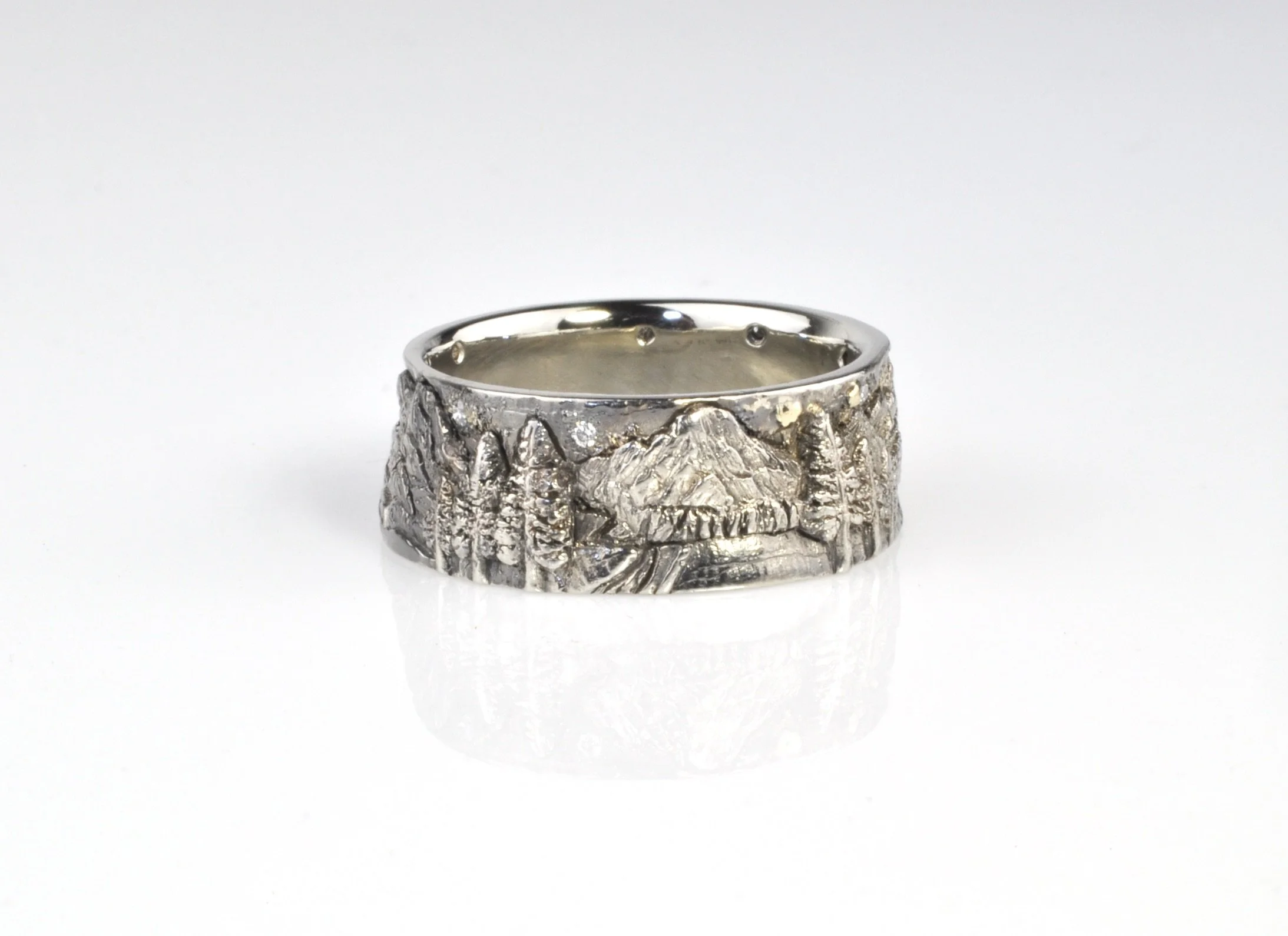 "Rhoads in the Rockies" Mountain Ring by Waylon Rhoads Jewelry
