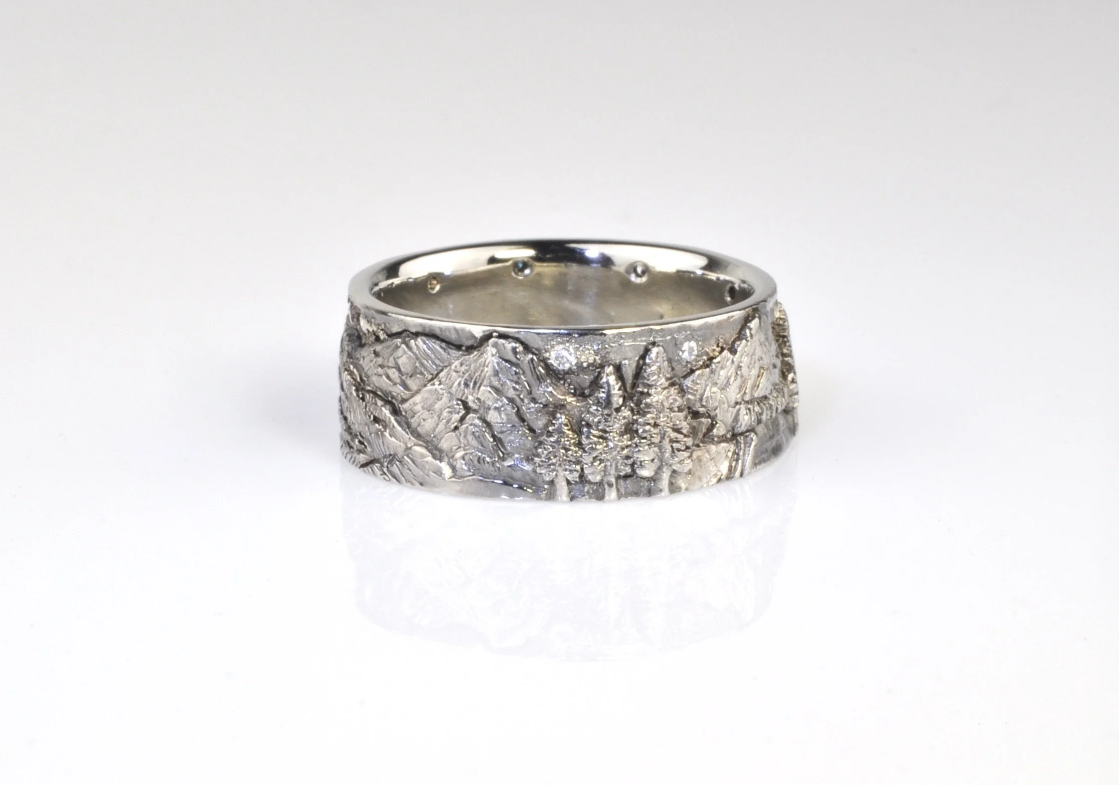 "Rhoads in the Rockies" Mountain Ring by Waylon Rhoads Jewelry