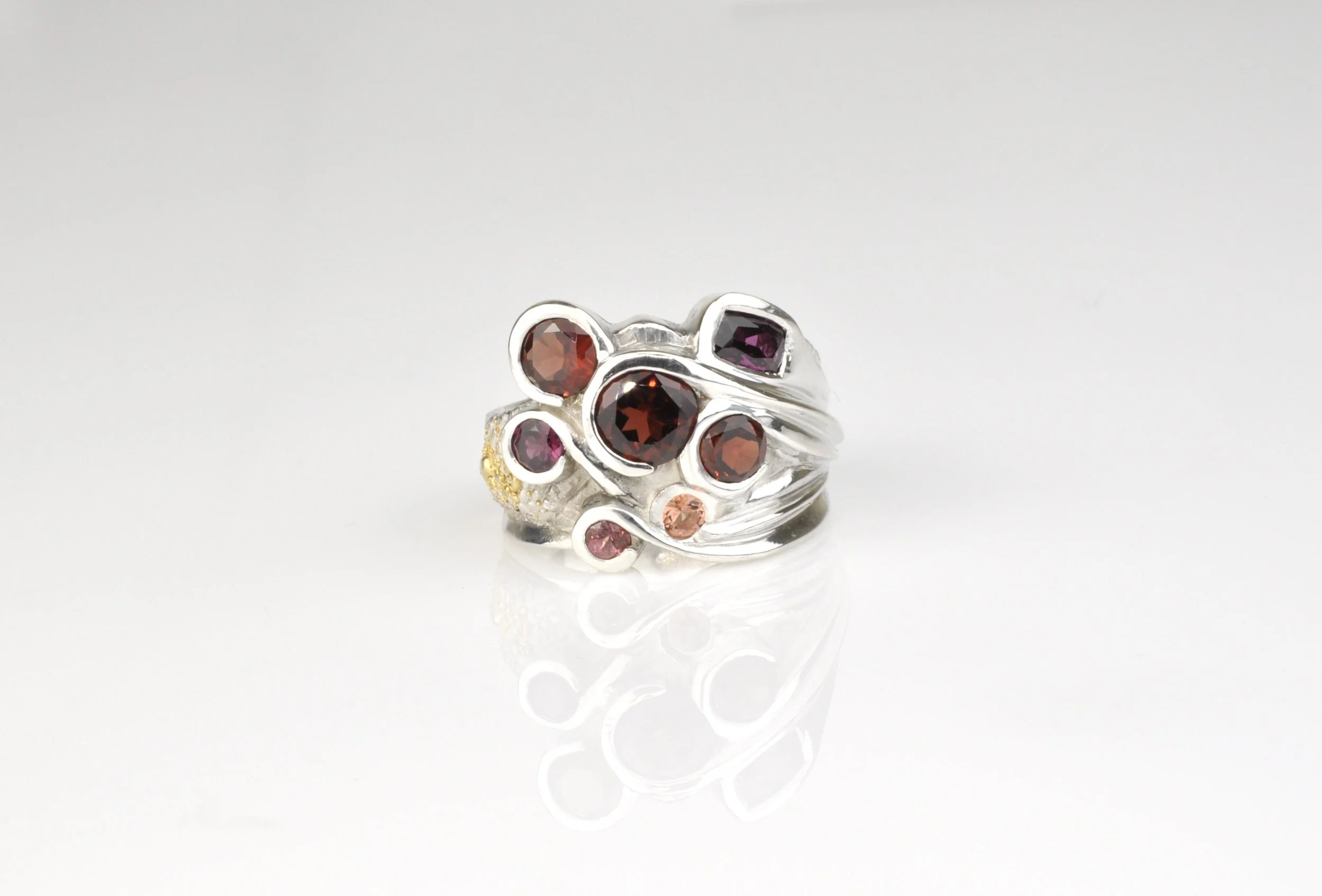 "Hot Eruption" Fusion Scroll Ring — Waylon Rhoads Jewelry