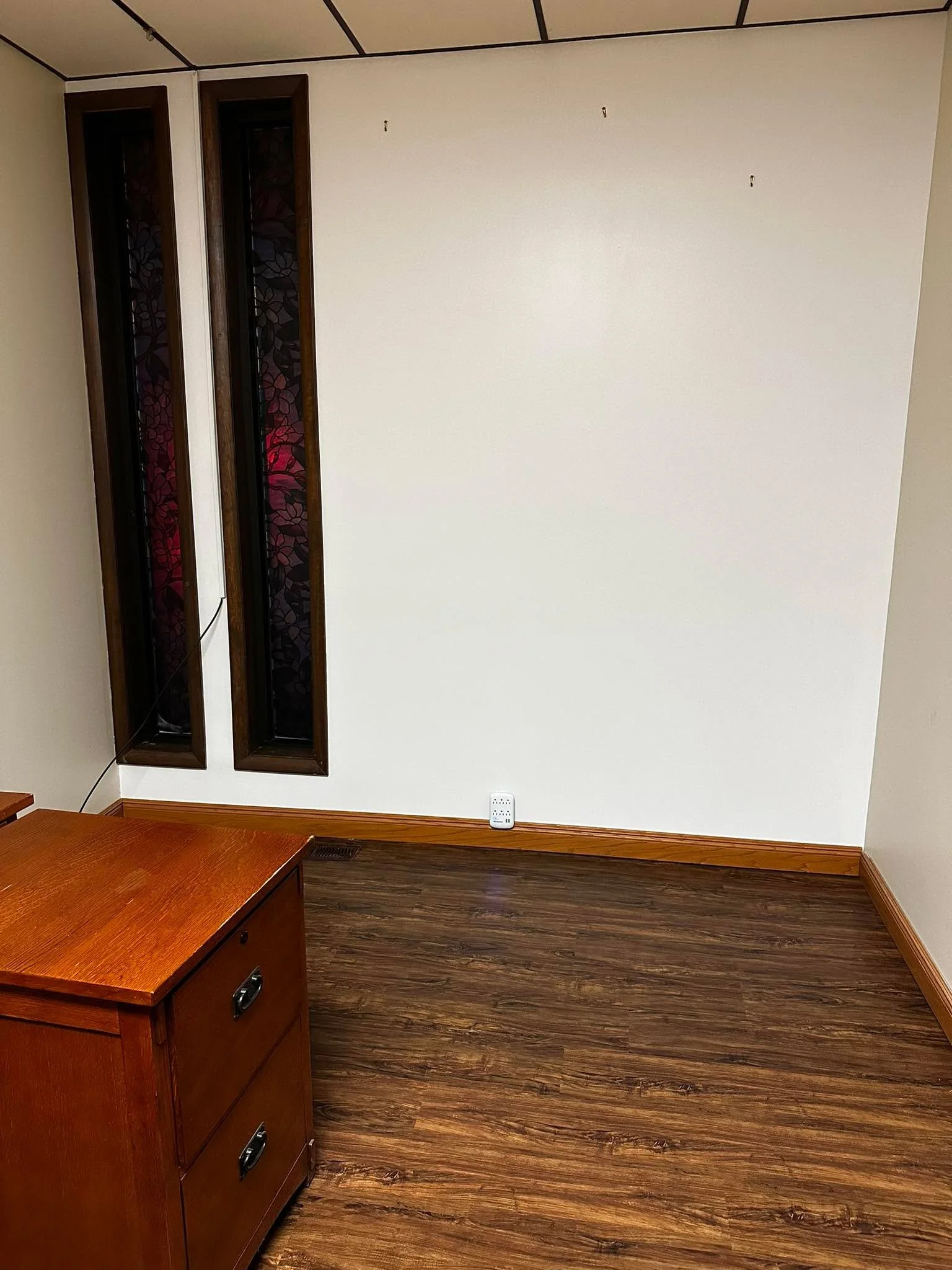 Just like that, the hole in the wall is no more! And, we used the 2026 color of the year, Cloud Dancer, as the new color on that wall. Big ups and kudos to Wes Berlin for banging this one out so quickly! Good job dude!!