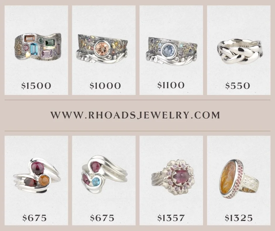 One of the best parts of the holidays, is how much joy and overall good vibes can be felt by receiving jewelry that is made by my two hands and the hands of my two amazing apprentices, Rebecca and Laurie! Ask anyone that wears my jewelry, they are go