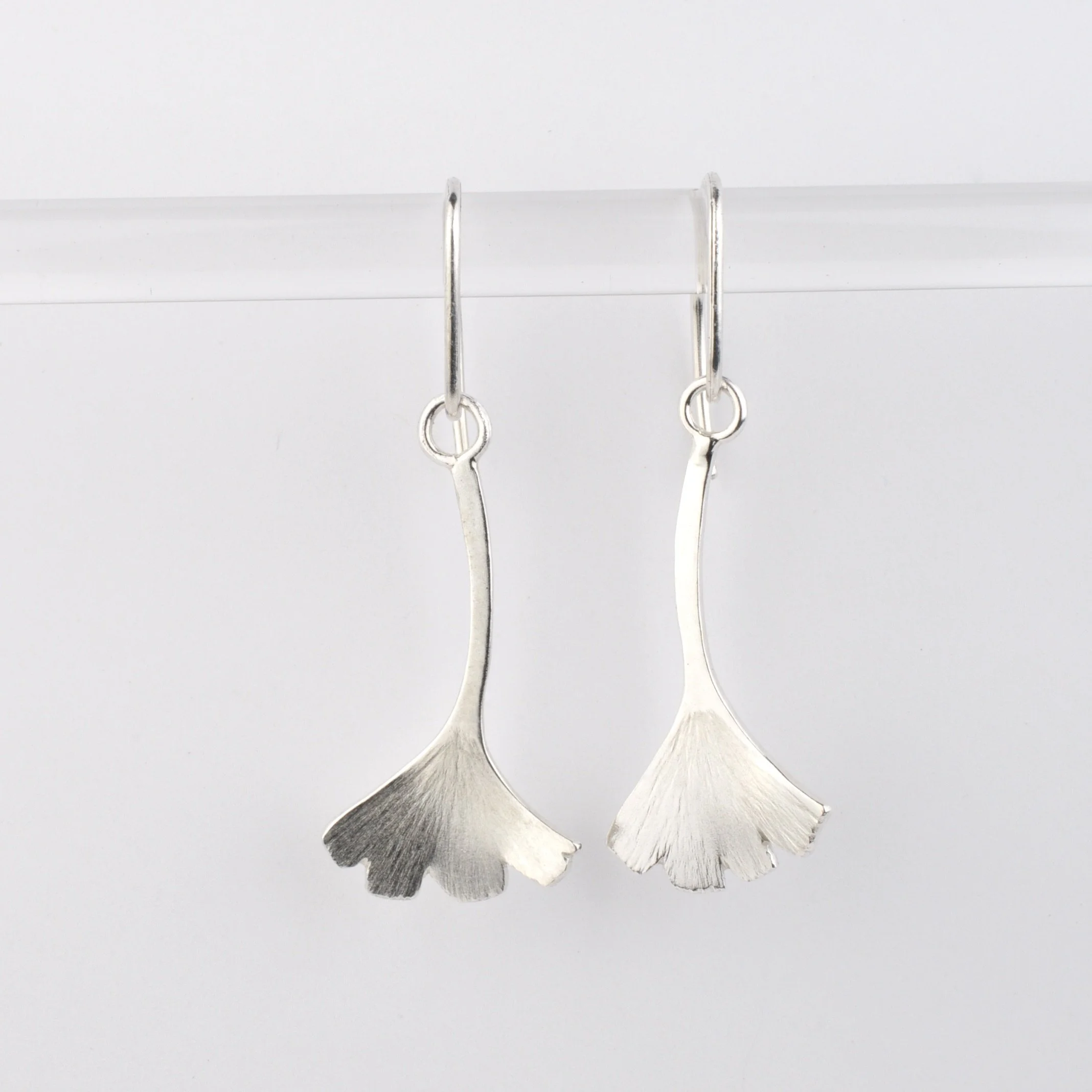 Gingko Leaf Dangle Earrings