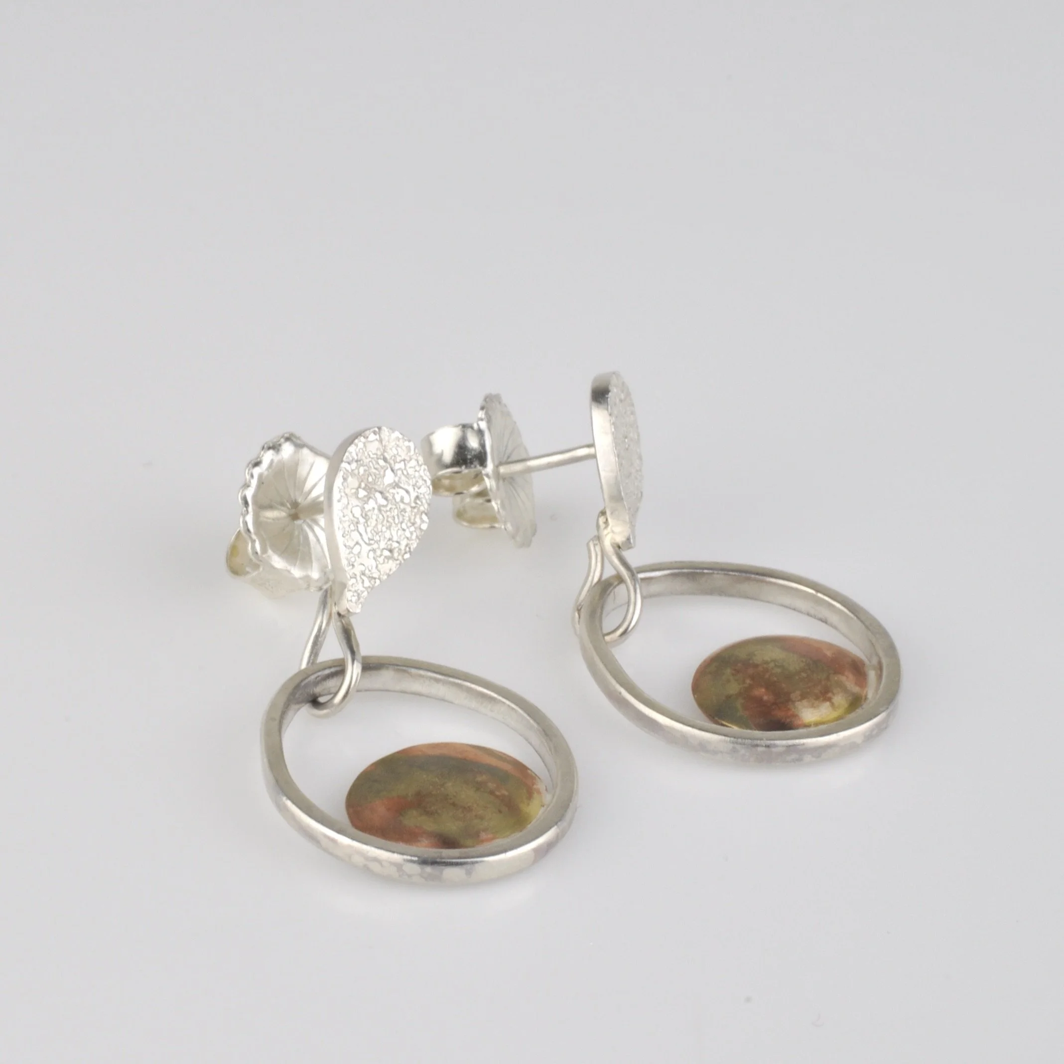 Mokume Gane Earrings
