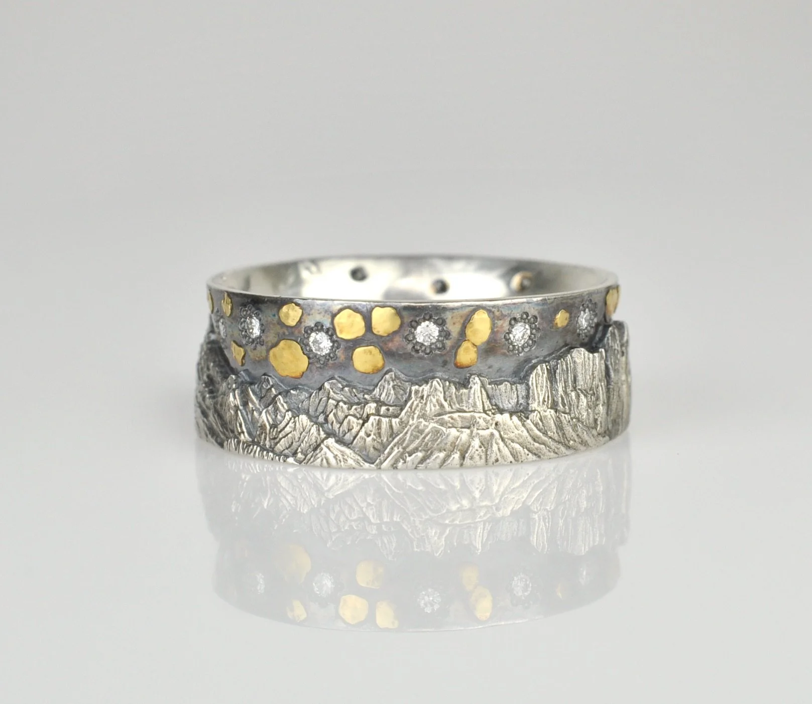 "In Awe of Mt. Whitney" with 24k and Diamonds