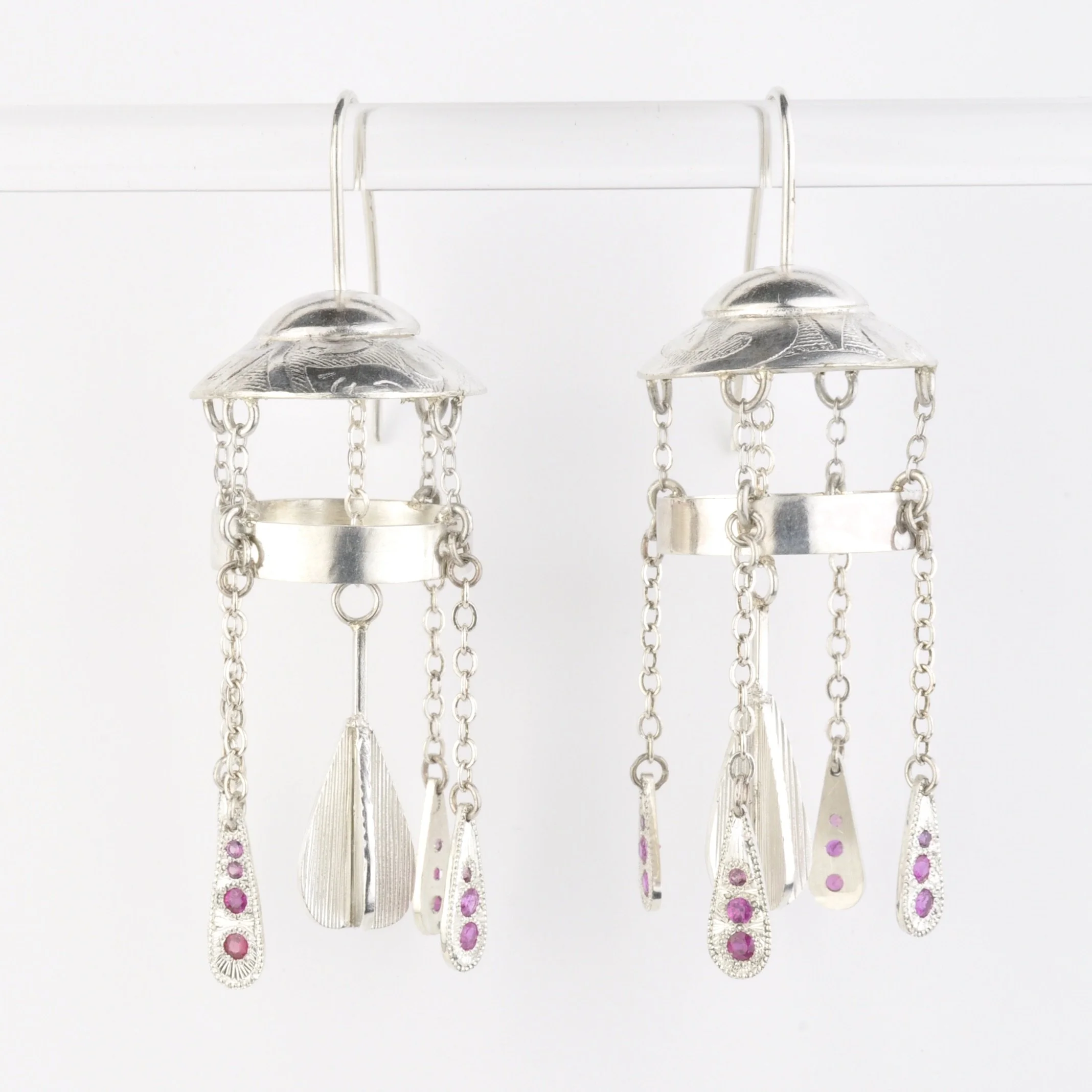 Ruby Chandelier Earrings