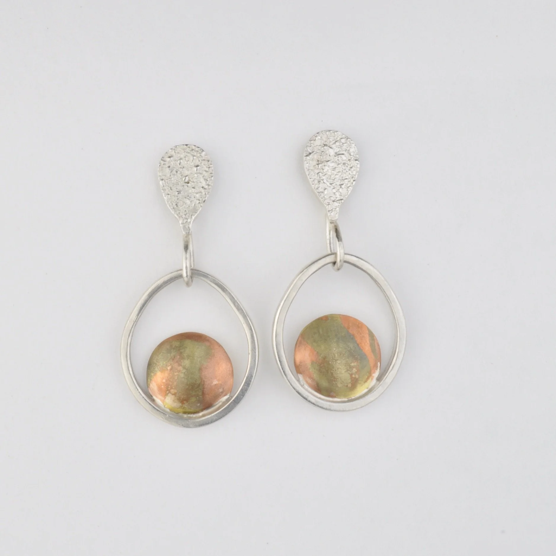 Mokume Gane Earrings
