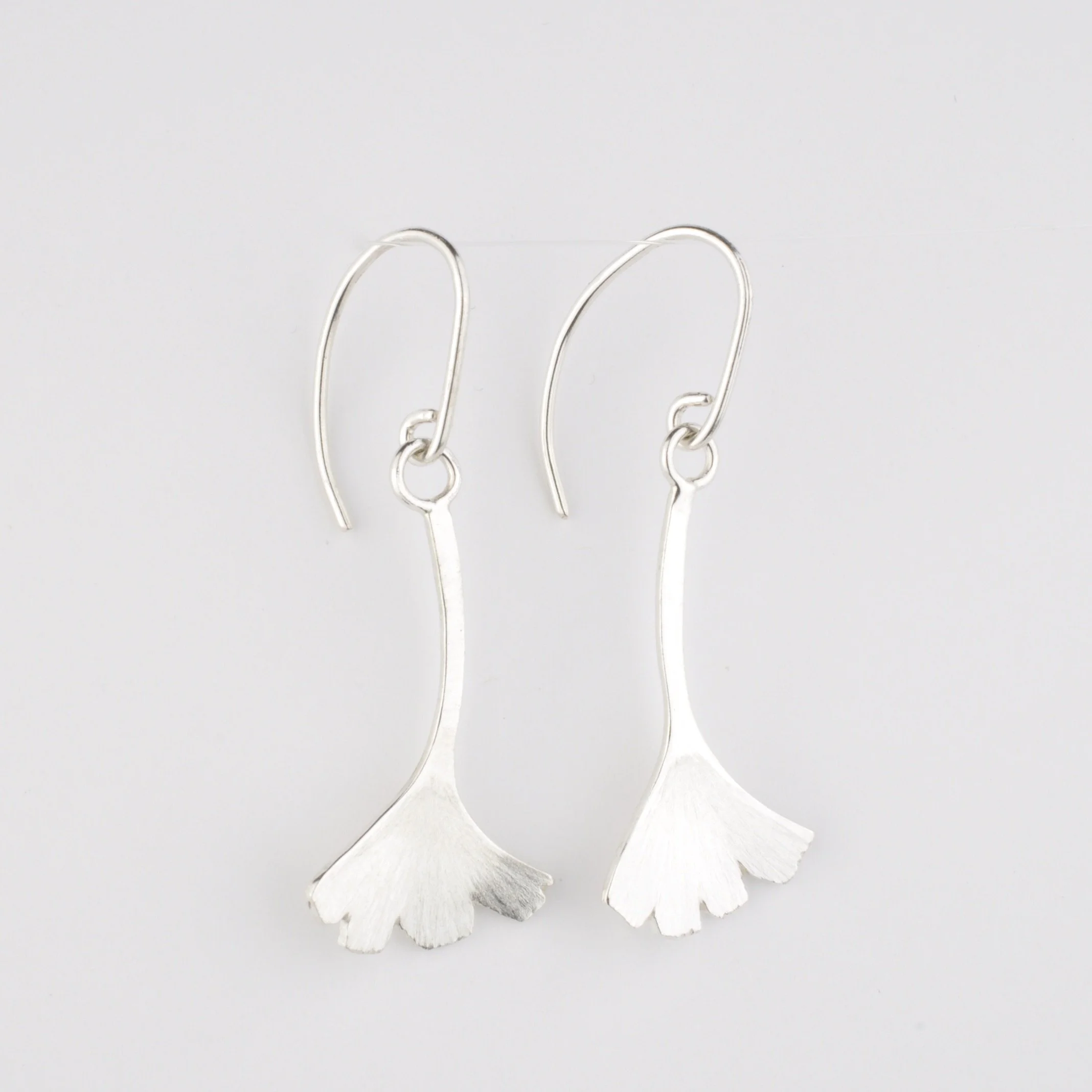 Gingko Leaf Dangle Earrings