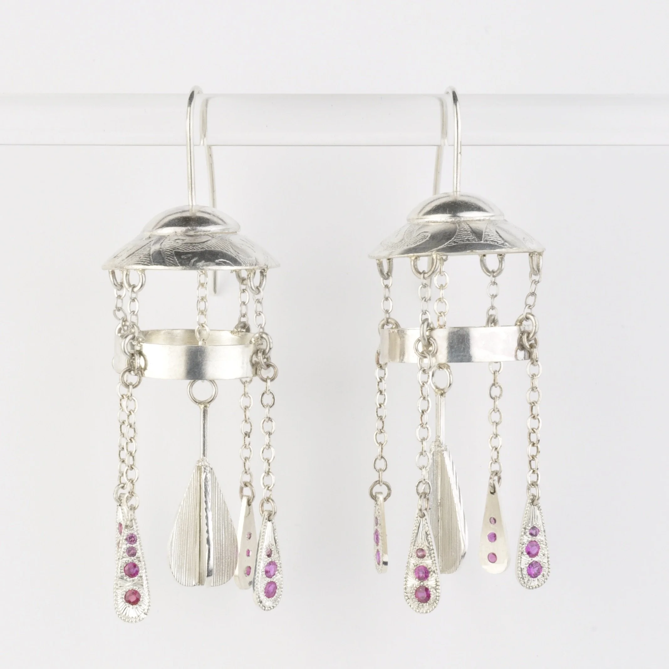 Ruby Chandelier Earrings