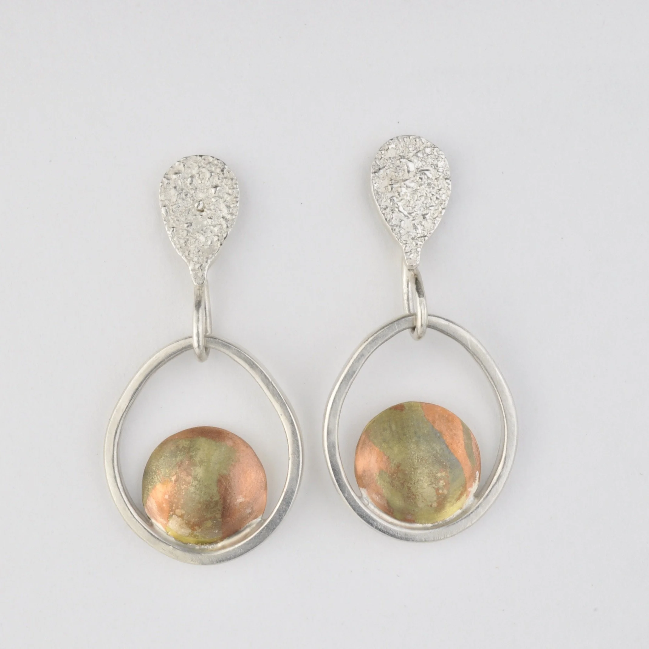 Mokume Gane Earrings