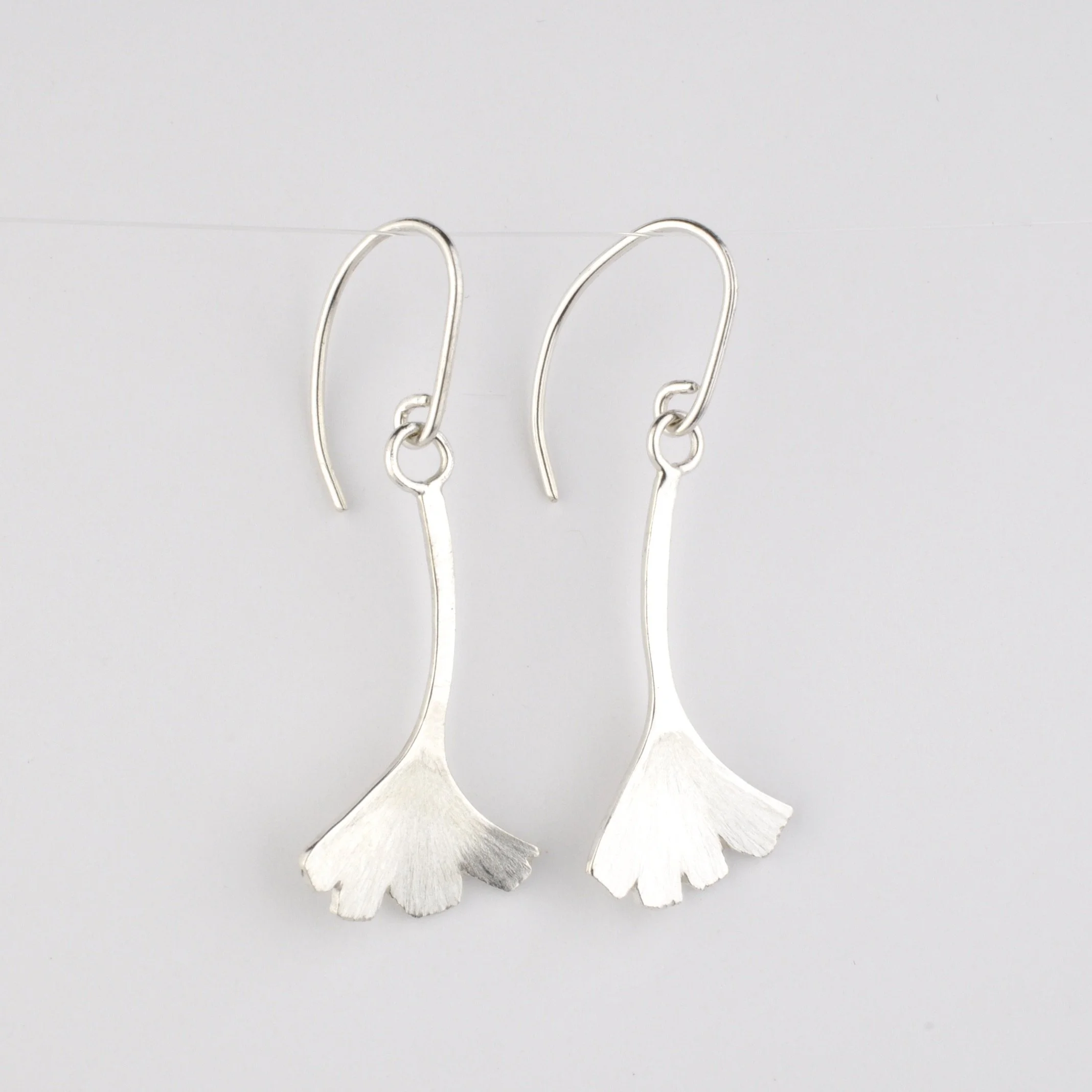 Gingko Leaf Dangle Earrings