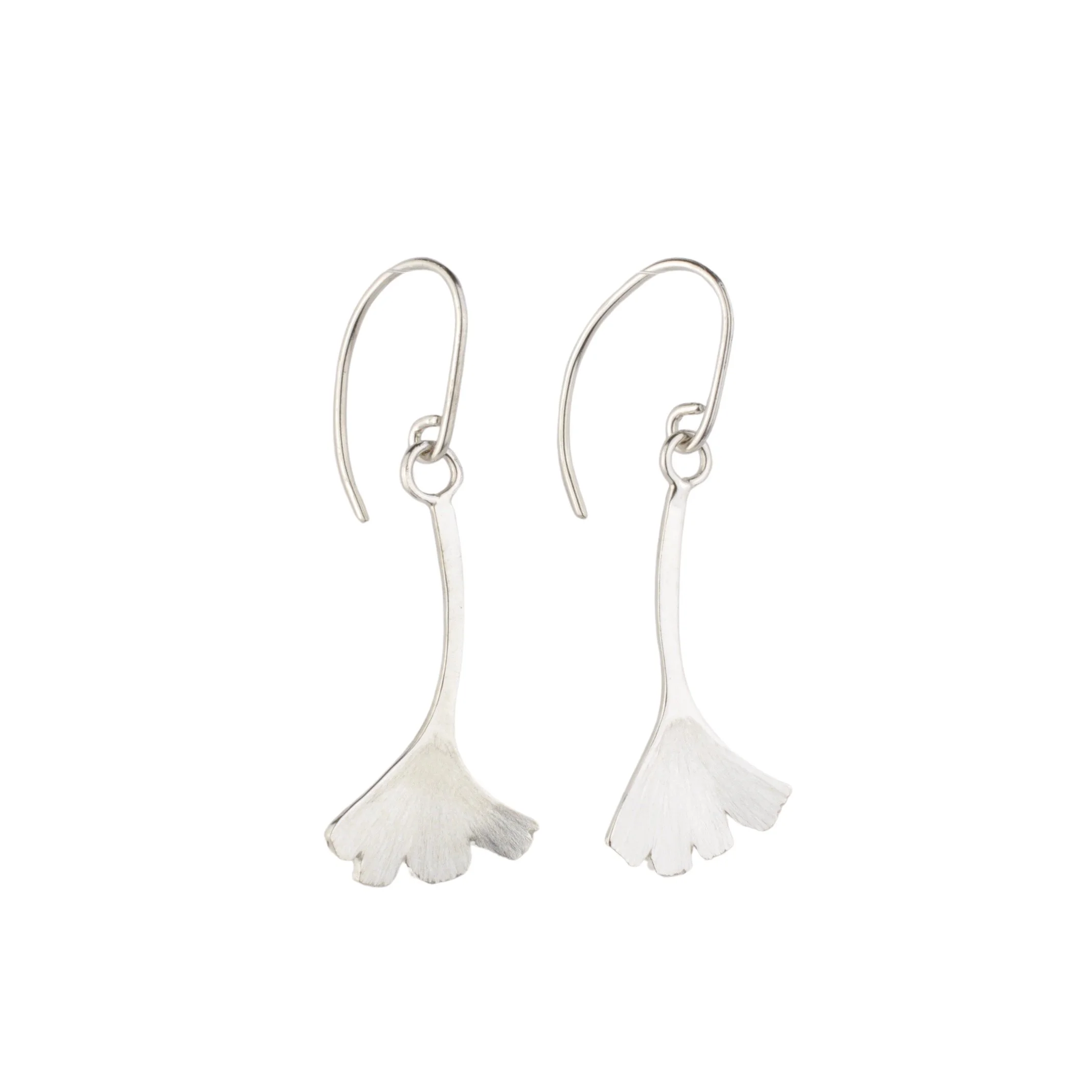 Gingko Leaf Dangle Earrings