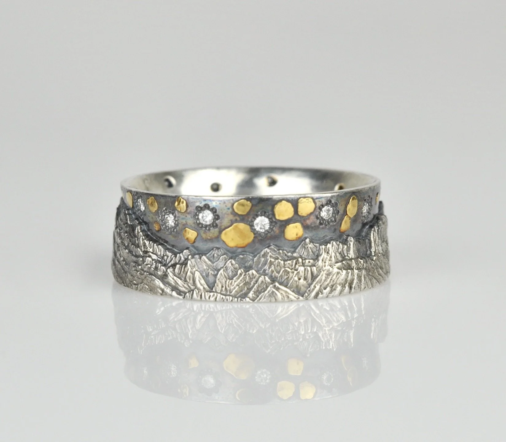 "In Awe of Mt. Whitney" with 24k and Diamonds