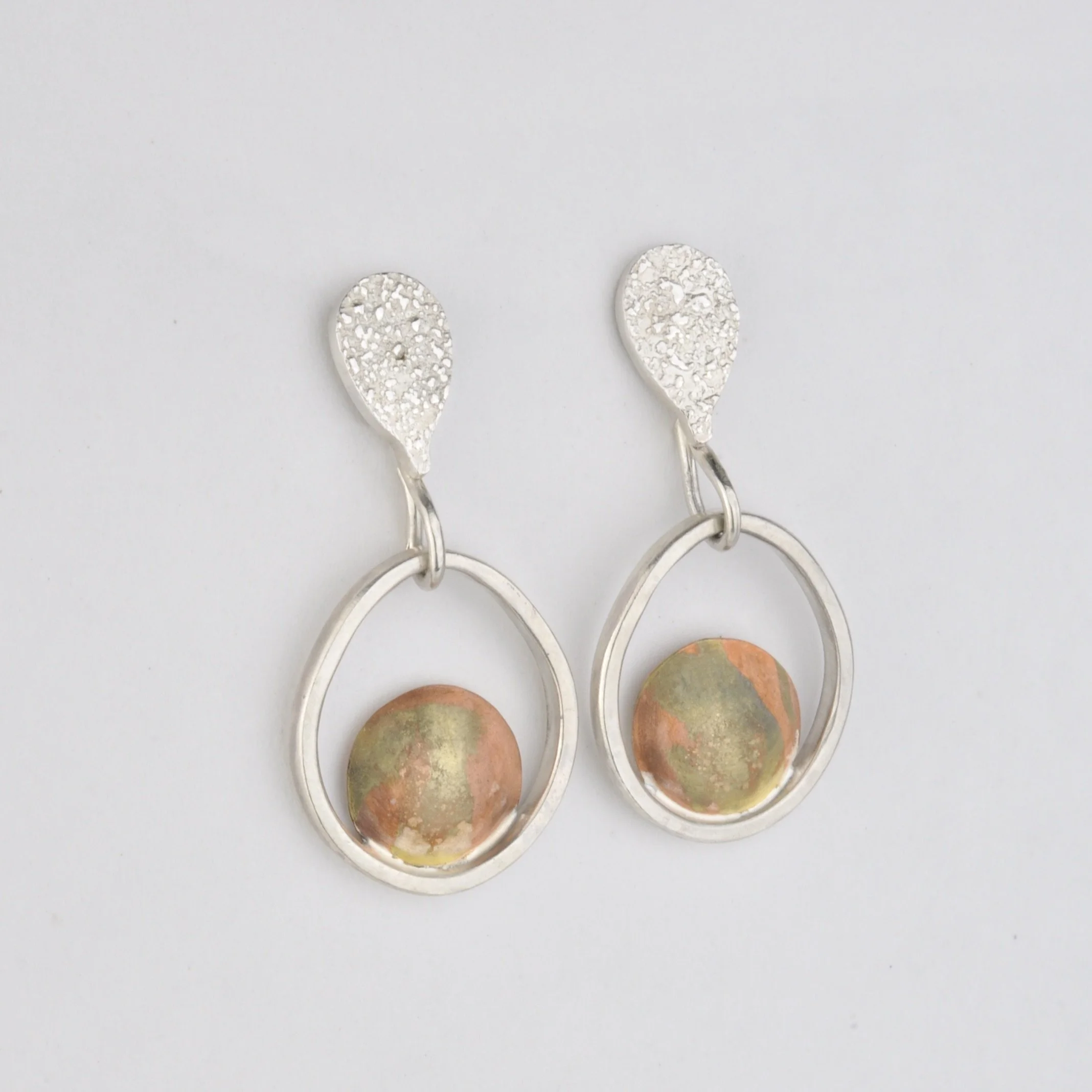 Mokume Gane Earrings