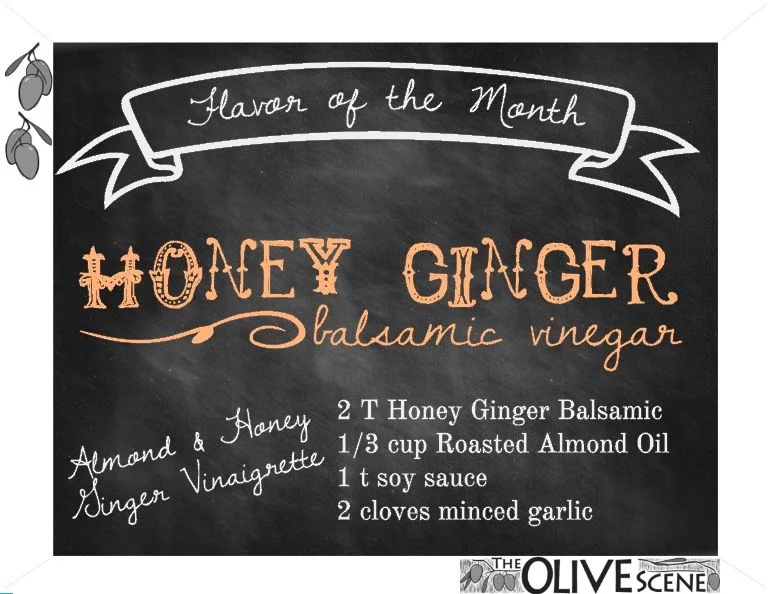 Honey Ginger Balsamic Vinegar — The Olive Scene