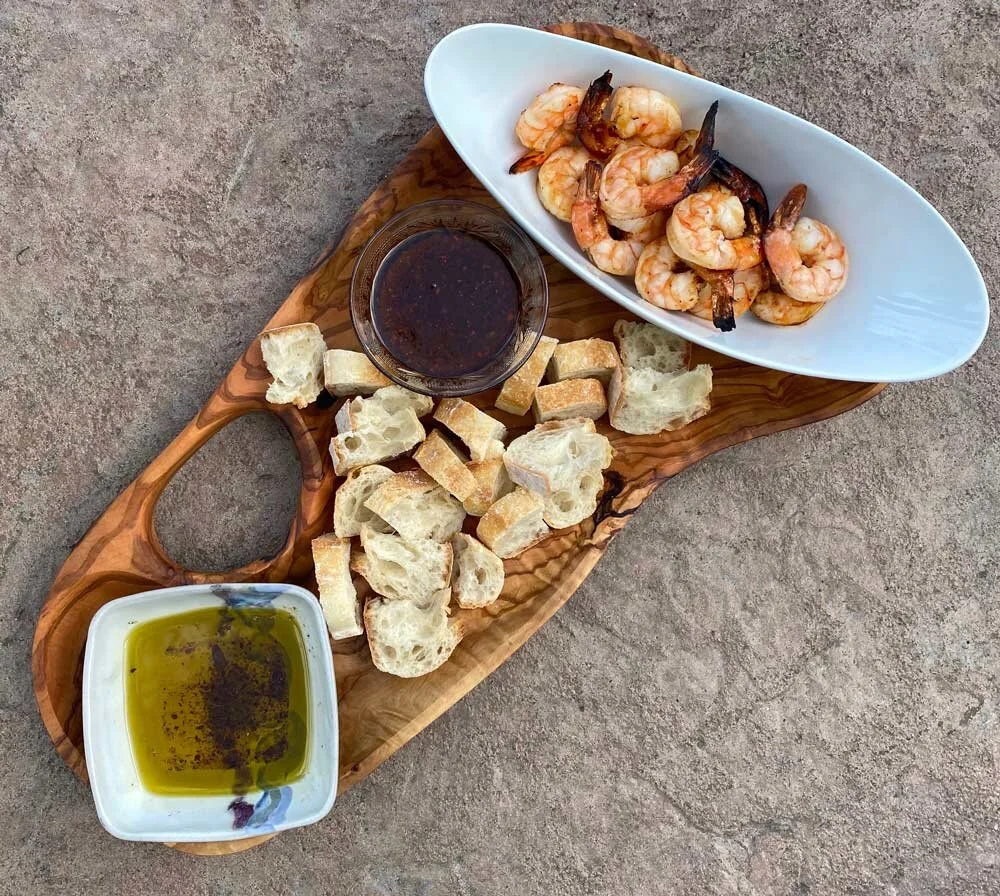 Raspberry Balsamic Glazed Shrimp — The Olive Scene