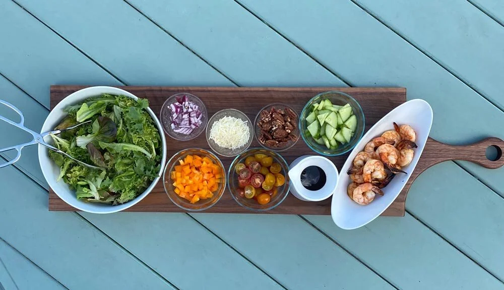 Raspberry Balsamic Glazed Shrimp — The Olive Scene