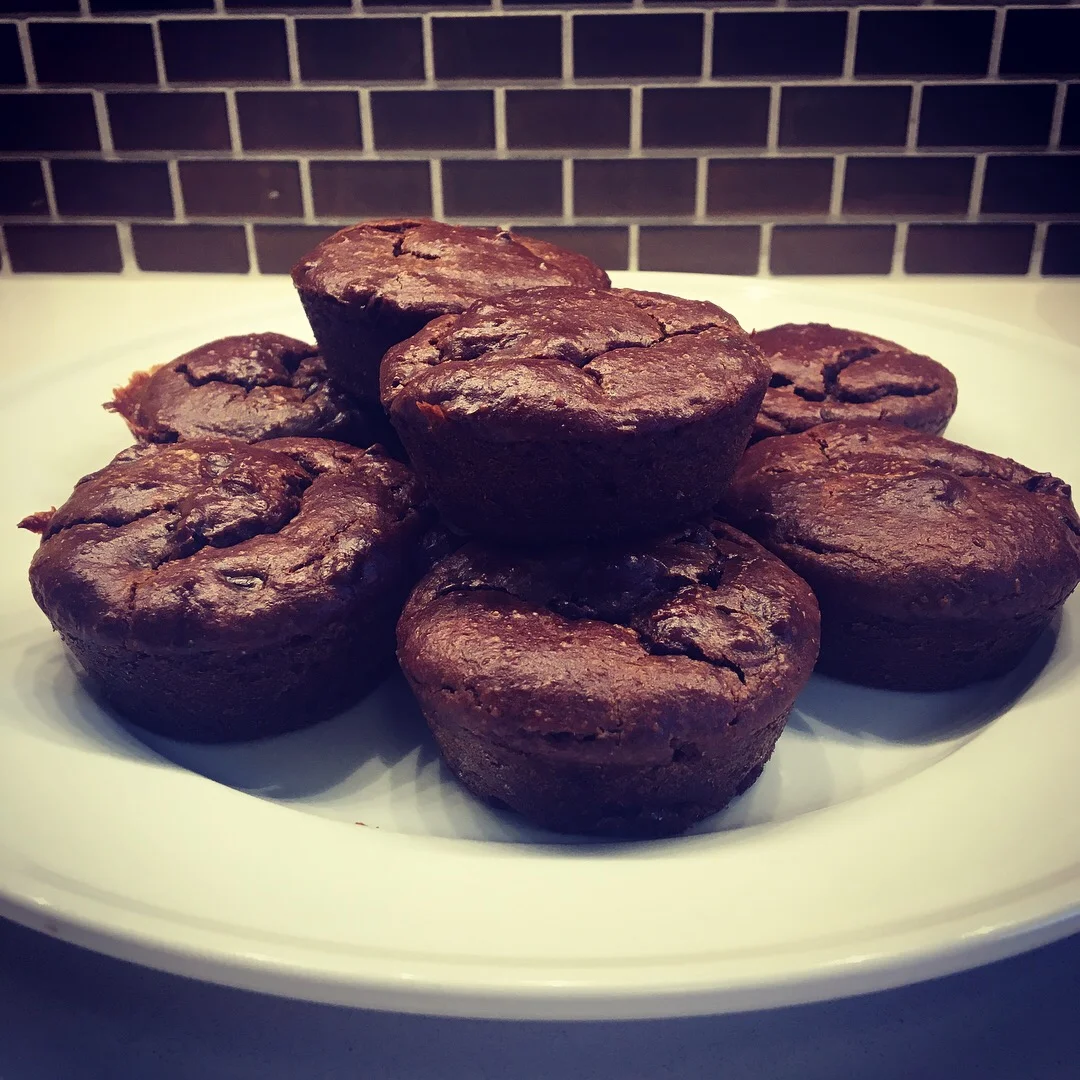 Chocolate Peanut Butter Muffins