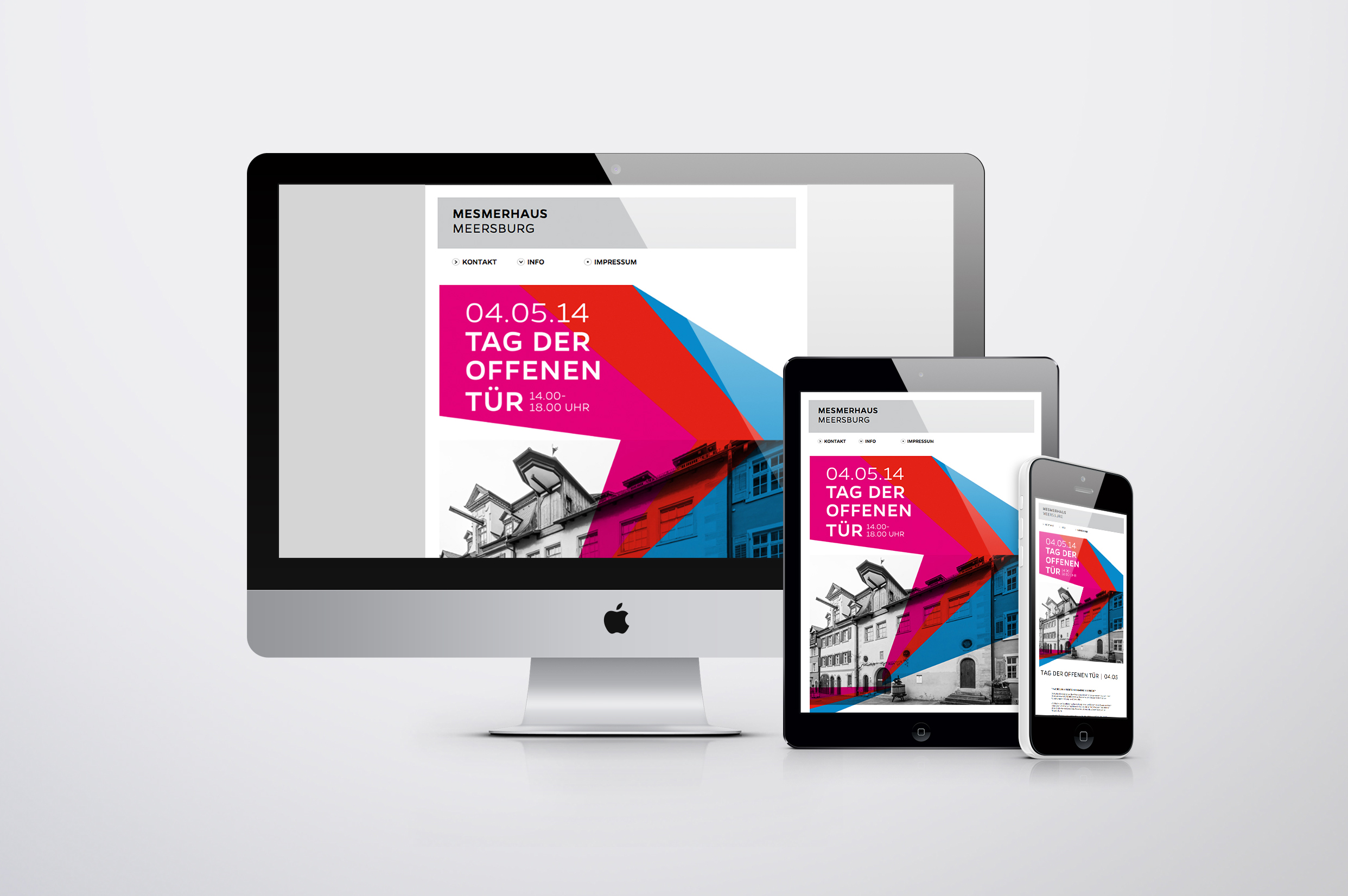   Kommunikationsmedien &nbsp;zum&nbsp;Tag der offenen Tür im Heilig-Geist-Spital&nbsp;in Meersburg am Bodensee, 2014 