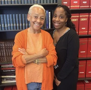 Melissa Kimble and Nikki Giovanni