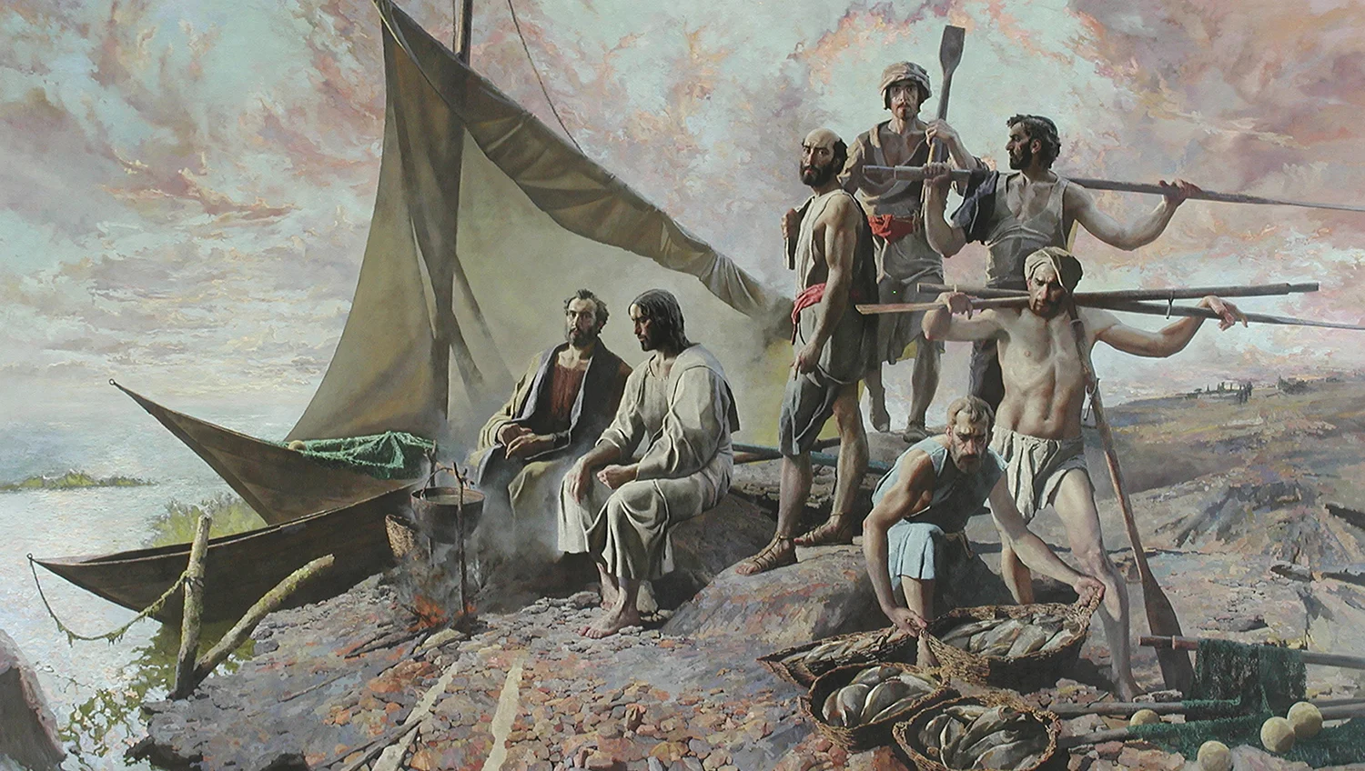 Oil on Linen / 8 ft x 12 ft Collection of St. Peter's Episcopal Church, Hixson, TN