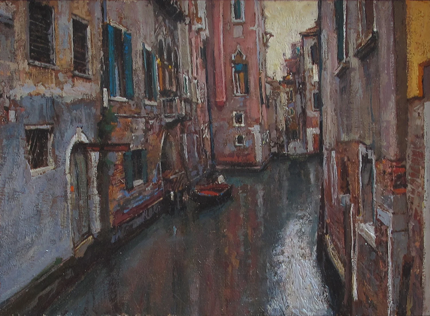 Oil on Gessoed Hardwood / 6.23 x 8.6 inches