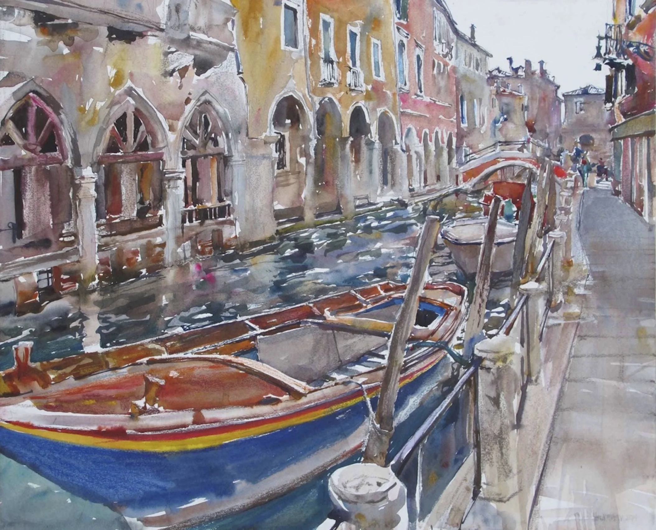 Watercolor on Paper / 21.5 x 17.25 inches Private Collection