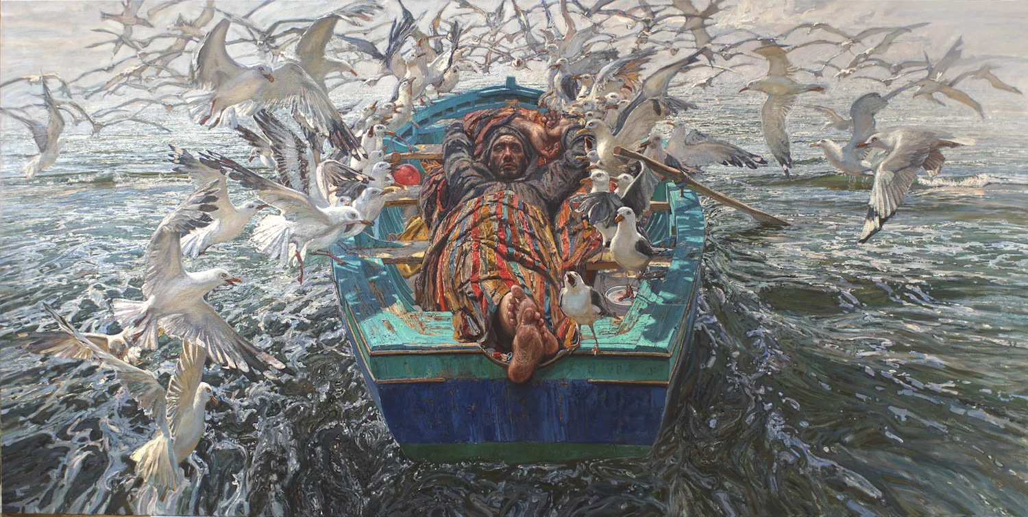 Oil on Linen / 84 in x 168 inches