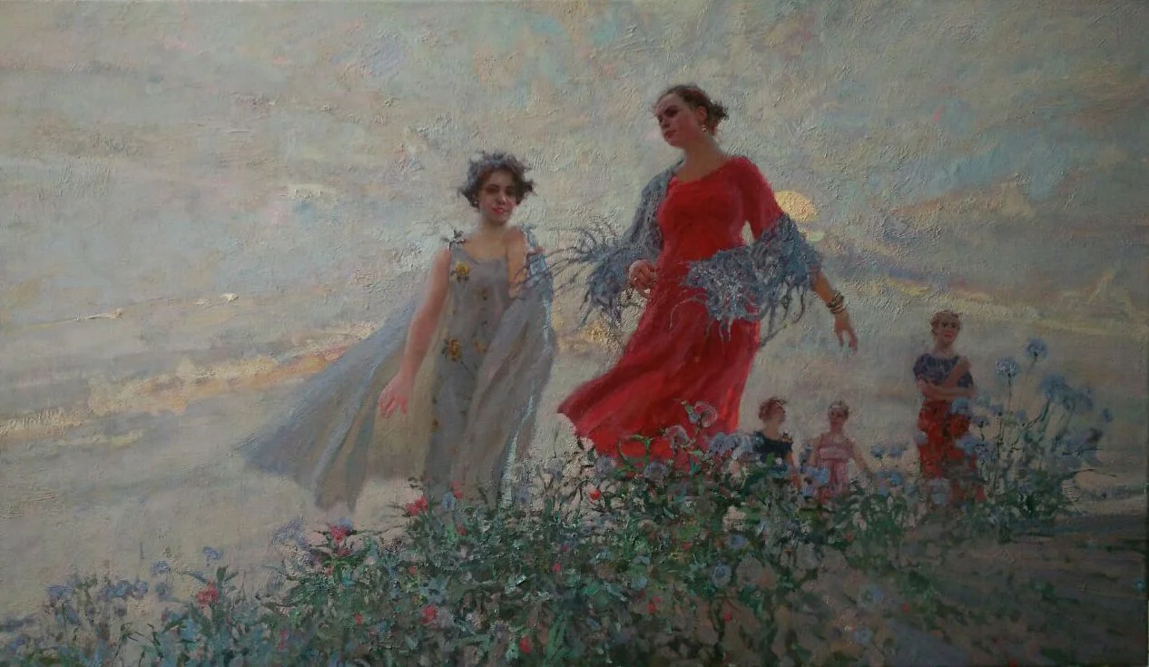 Oil on Linen / 27.5 x 47 inches / Available