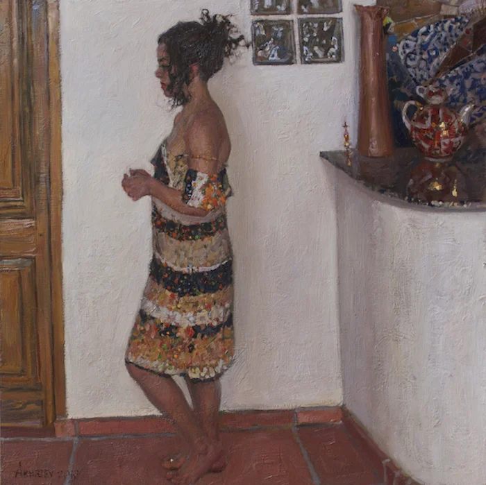 Oil on Wood / 12.5x12.5 inches / Available