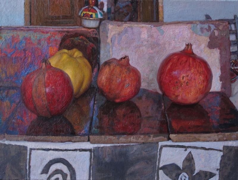 Still Life with Pommegranates