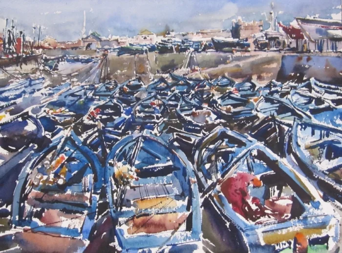 Blue Boats II
