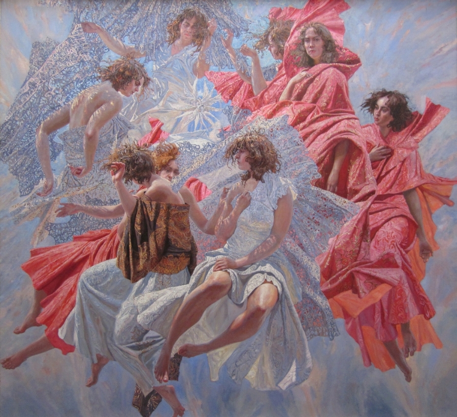 Angels and the Dove Ceiling Mural