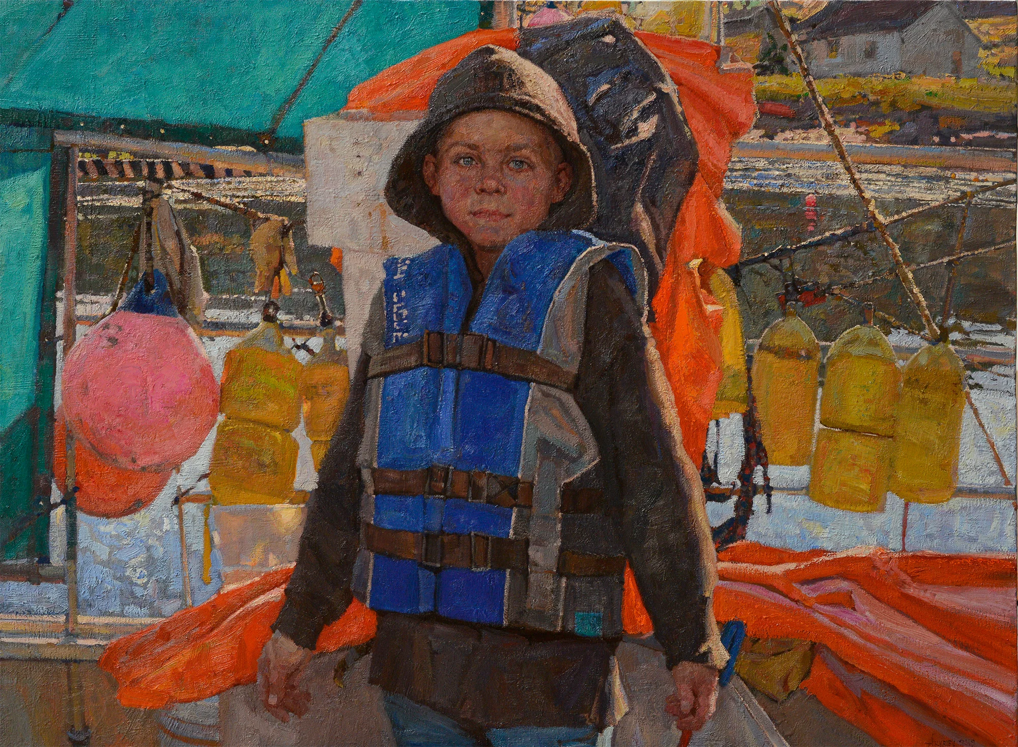 “Isaiah” by Daud Akhriev, Oil on Linen, 30 x 40 inches.
