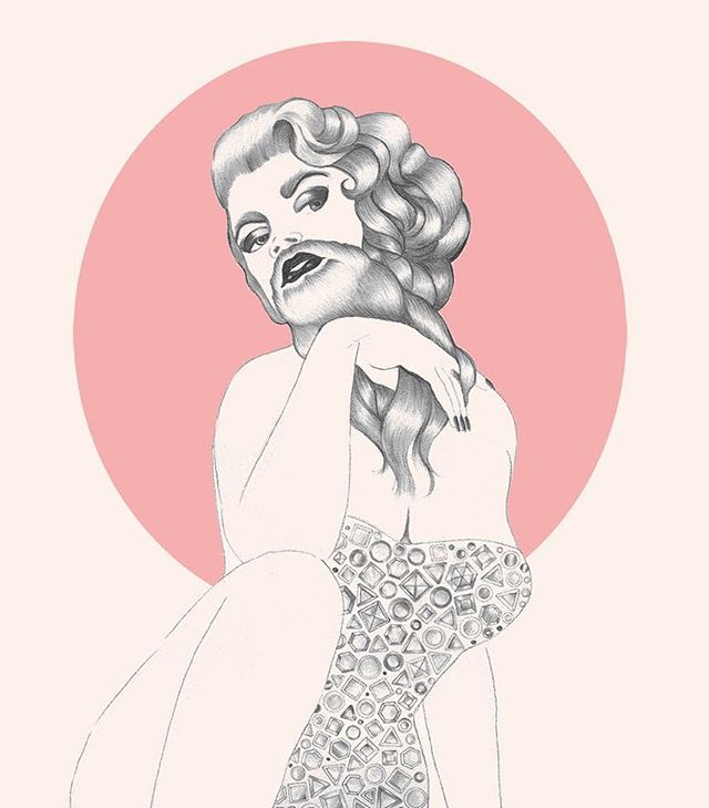 Pencil illustration ~ Harietta Heartbreaker ~ from Hirsute Heroines Volume 3
&bull;
&bull;
&bull;
&bull;
&bull;
&bull;
&bull;
#dragqueen #burlesque #pinup #tattoo #femme #facialhair #queer #illustration #art #zine #feminist