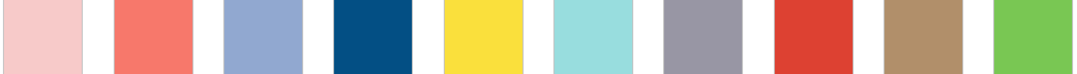 Pantone's top 10 Spring/Summer colors for 2016