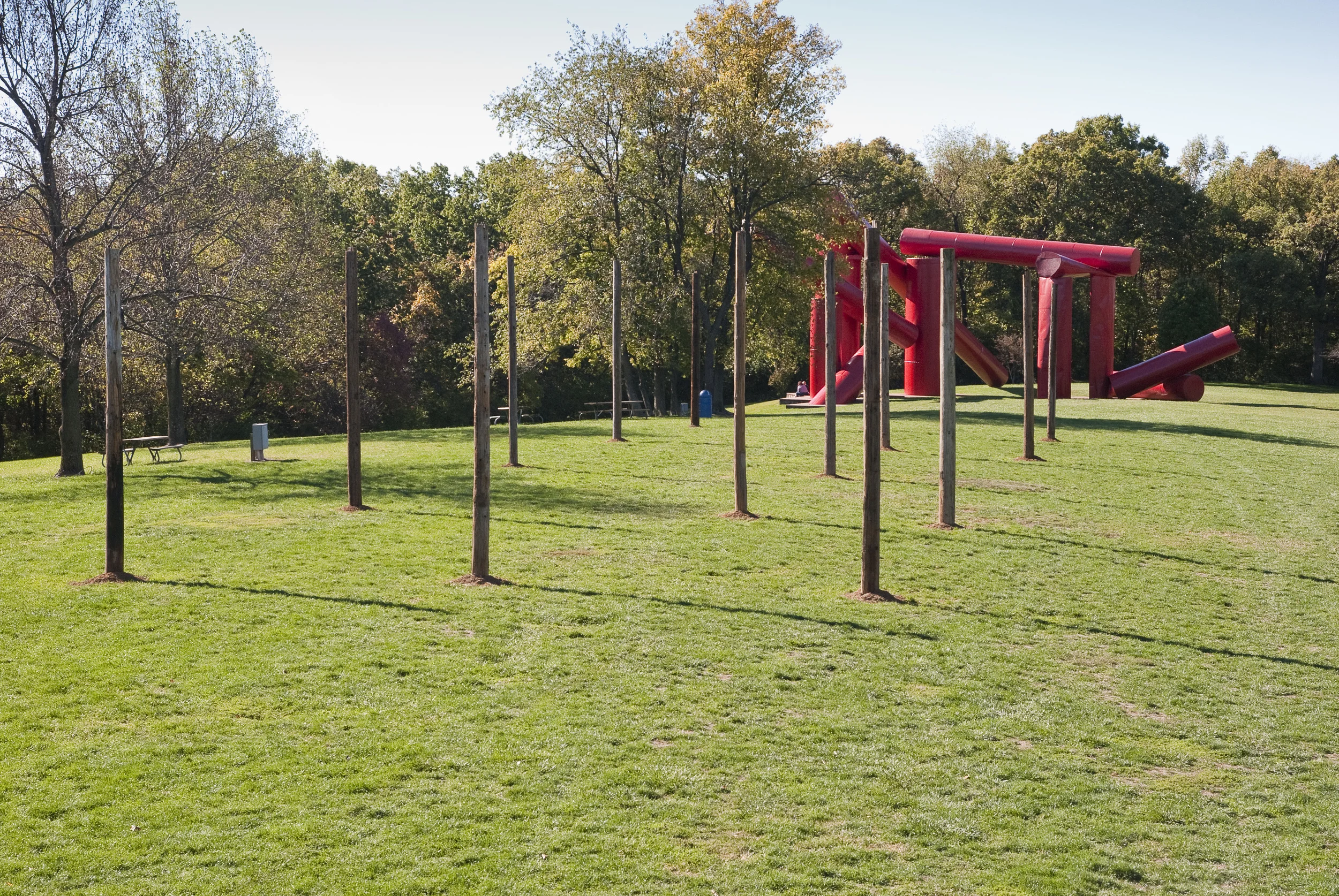 Juan William Chávez Untitled (Sacred Real Estate) (before), 2012 lampposts dimensions variable Photo by Shaun Alvey