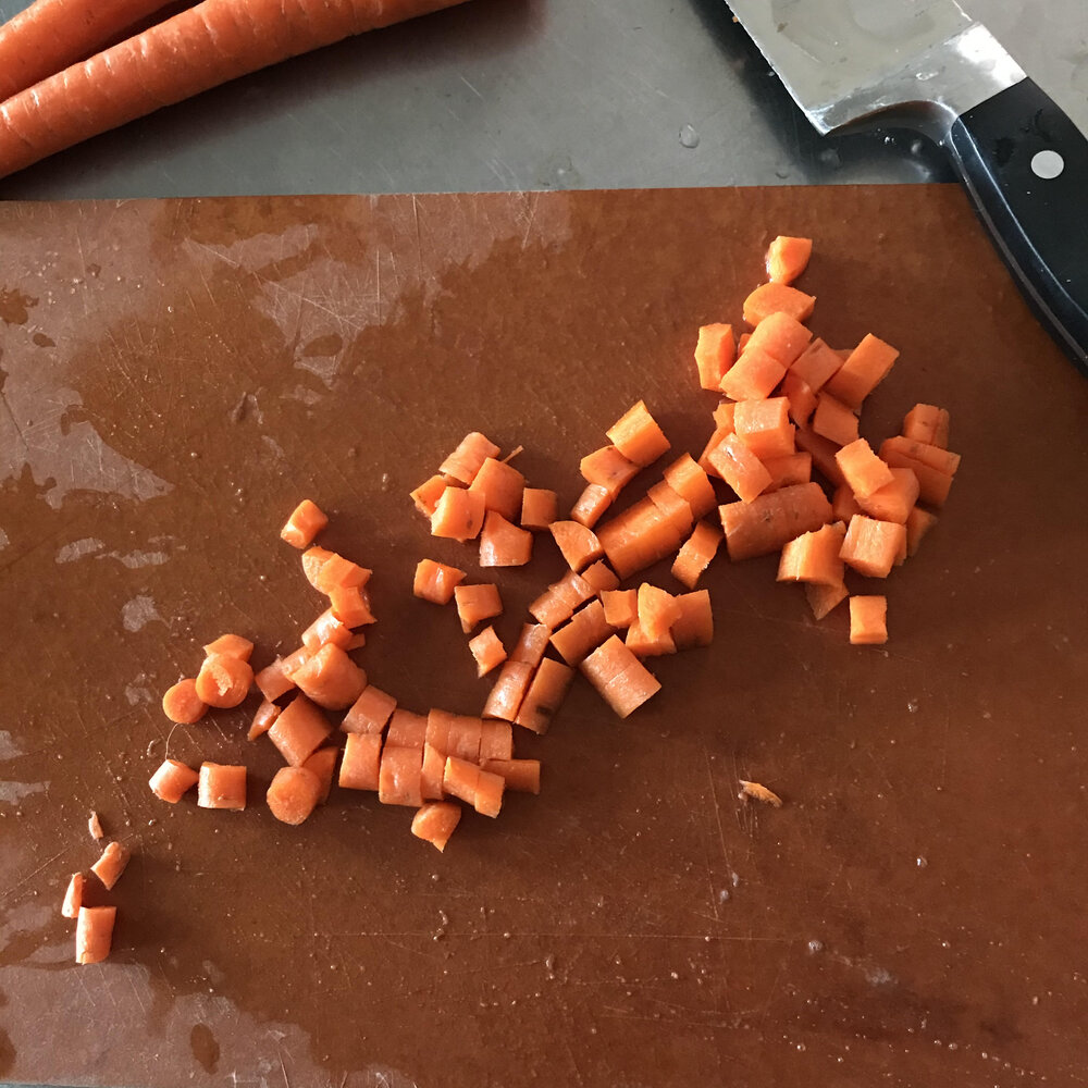 DICE THE CARROTS