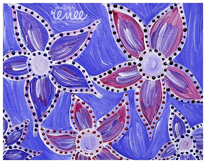 I Love to Doodle Paint Me Some Flowers