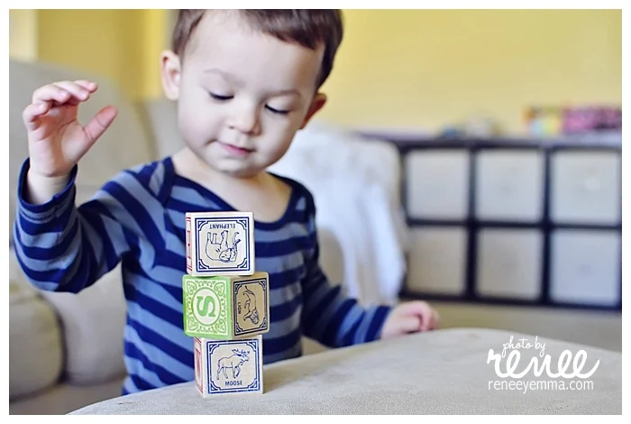 Savoring This Moment | Stacking Blocks