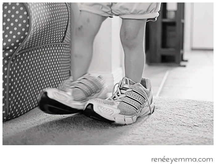 {Photo of the Day} Daddy's Shoes