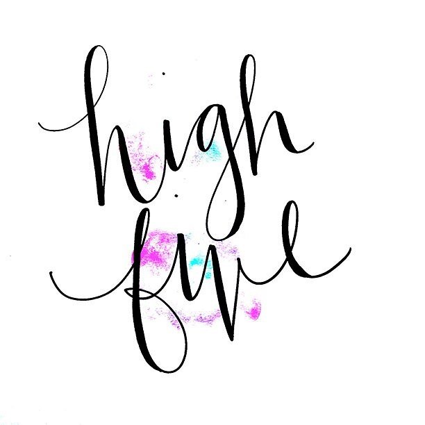 {NEW BLOG POST: High Fiving&hellip;ME!!}
 ⠀⠀⠀⠀⠀⠀⠀⠀⠀
I&rsquo;ve been reading @melrobbins new book called, The High 5 Habit, and it&rsquo;s SO GOOD!
 ⠀⠀⠀⠀⠀⠀⠀
(And, of course, it motivated me to #handletter it! Woohoo! I love it when that happens!)
⠀⠀⠀⠀