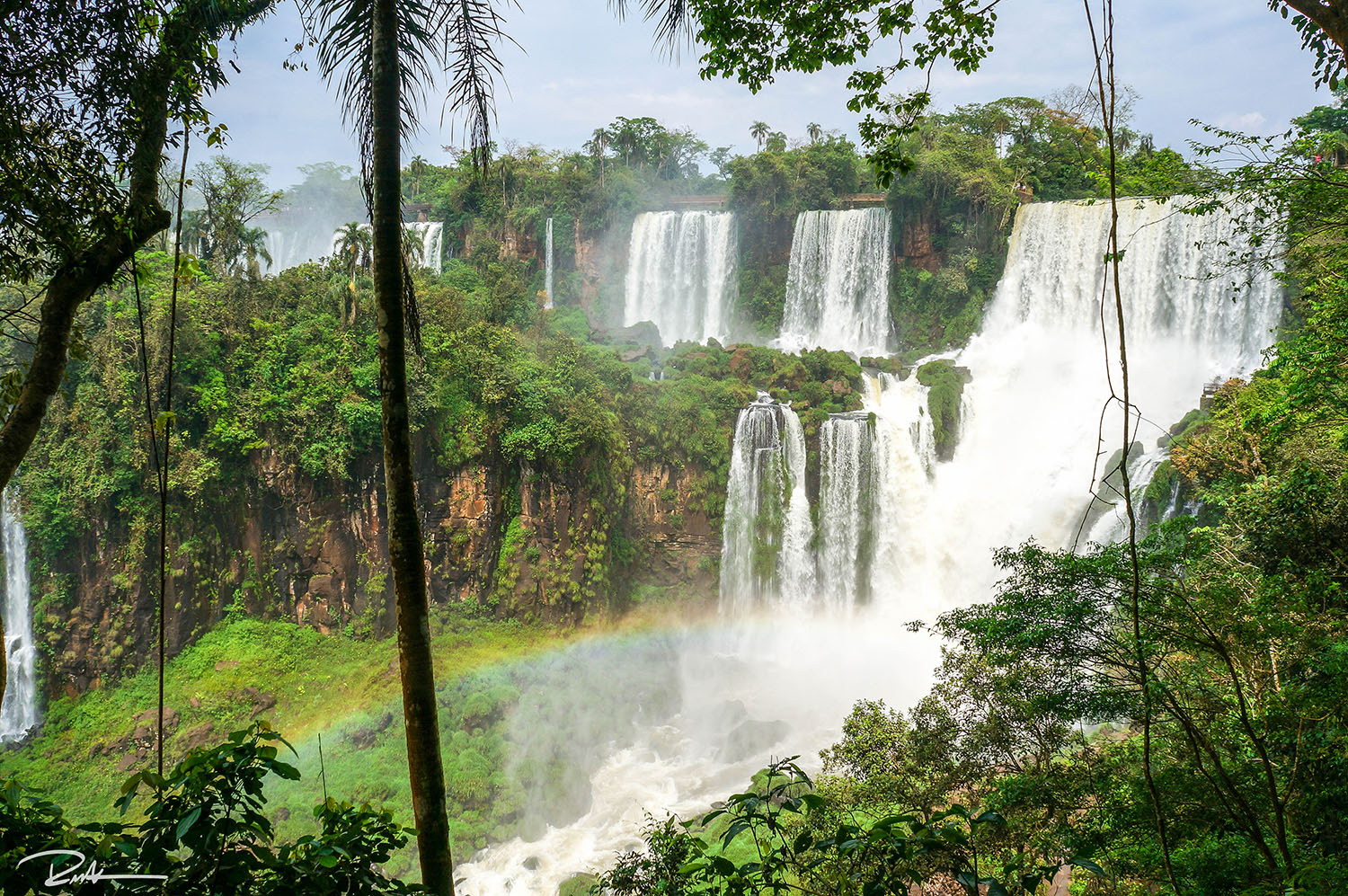 FOZ DO IGUACU, BRAZIL: Signs at the Entrance of Iguacu Falls