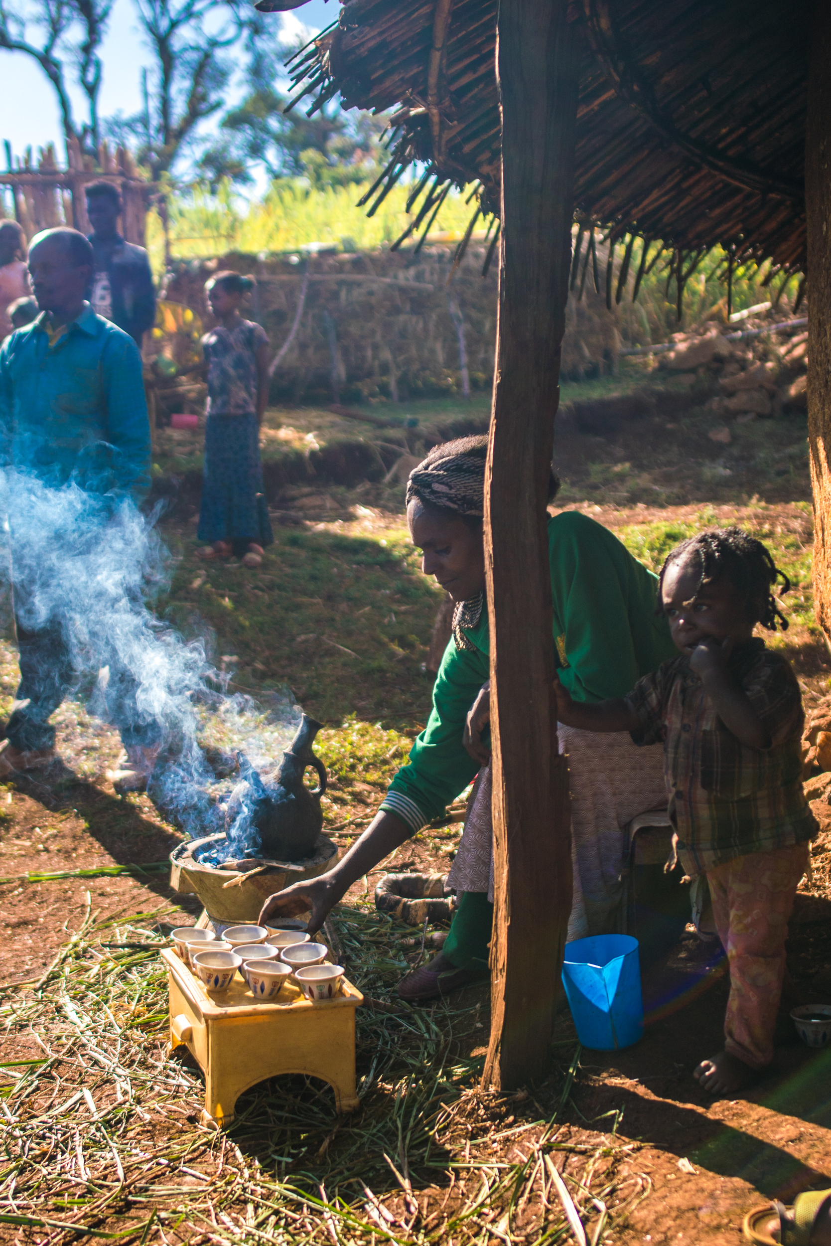 Woman Preparing Ceremonial Coffee For Guests (Copy)