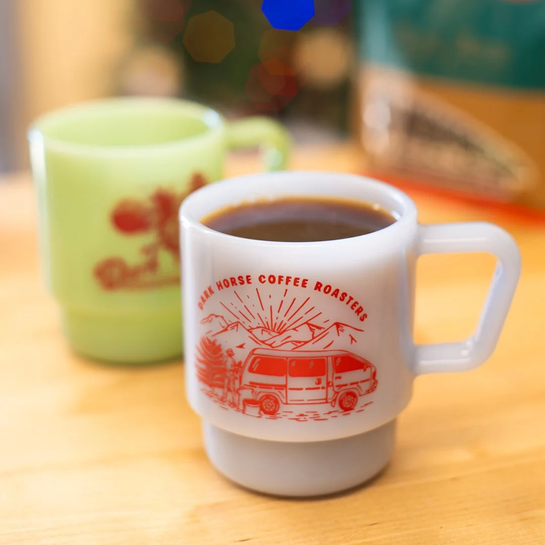Milk Glass (8oz) — Dark Horse Coffee Roasters