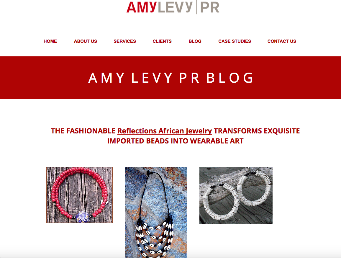 Amy Levy PR Blog April 10, 2015